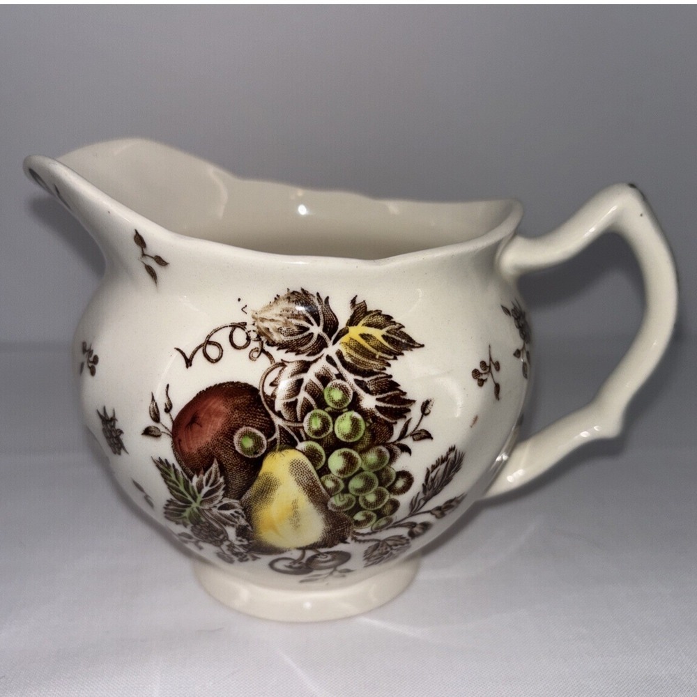 Johnson Brothers Autumn's Delight Creamer 8 oz Vintage England Ironstone Rare